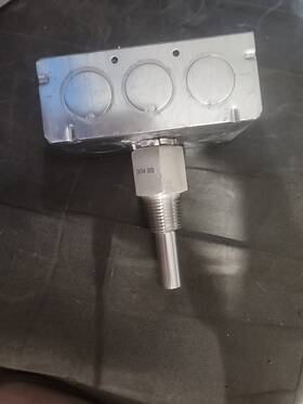 Aci 20k-i-4 A/20k-i-4 Inch -gd Immersion Temperature Sensor Welded Thermowell Included