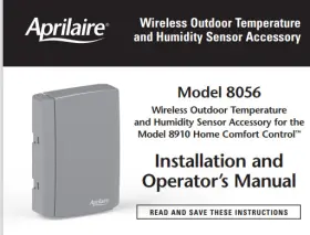 8056 Aprilaire Wireless Outdoor Temperature And Humidity Sensor
