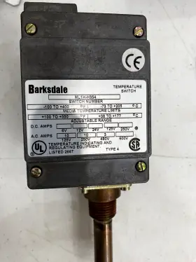 Ml1h-h354 Barksdale Temperature Switch