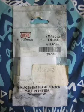 Y75as-2hj Baso Gas Products Produts Flame Sensor Replacement P/n L38-504