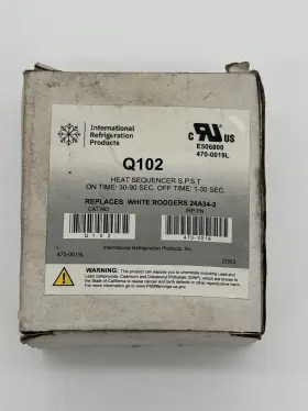 24a34-2 Beacon Q102 Irp Heat Sequencer Spst Replaces White Rodgers 24a34-2 Beacon Q102 Irp Heat Sequencer Spst Replaces White Rodgers