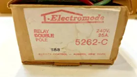 5262-c Electromode 240v Temperature Control Relay Double Pole