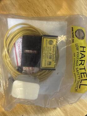 Hartell 84-j-100 New Sealed Low Voltage Saftey Switch Condensate 22e-2