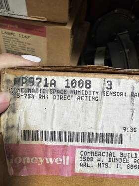 Honeywell Mp971a1008 3 Sensor