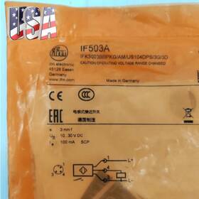 Ifm If503a 1pcs New Full-metal Sensor