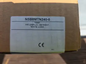 Nsb8mtn240-0 Johnson Controls Wall Sensor Temp Pir Display White Logo Nsb8mtn240-0 Johnson Controls Wall Sensor Temp Pir Display White Logo