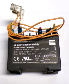 34702701 Kriwan Bitzer Se-b2 Protection Module P# Used Cut Out / Aa4 34702701 Kriwan Bitzer Se-b2 Protection Module P# Used Cut Out / Aa4