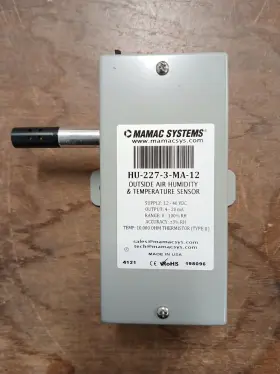 Hu-227-3-ma-12 Mamac Systems Humidity And Temperature Sensor