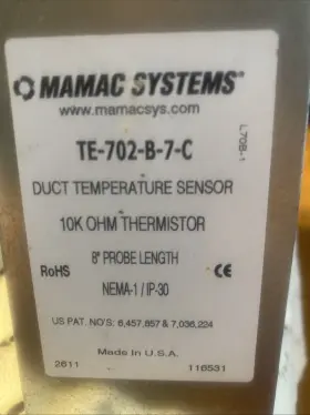 Te-702-b-7-c Mamac Systems Mamas