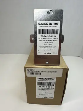 Te-702-b-12-d Mamac Systems Duct Temperature Sensor 12 Inch Probe Length
