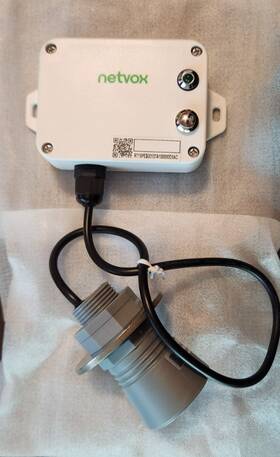 Netvox R718pe New Lorawan Wireless Top Mounted Ultrasonic Liquid Level Sensor