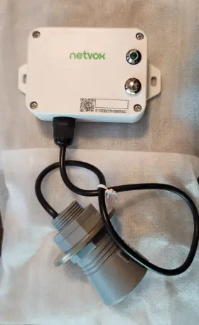 R718pe Netvox New Lorawan Wireless Top Mounted Ultrasonic Liquid Level Sensor