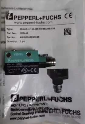 Ml6-8-h-120-rt Pepperl Ml6-8-h-120-rt/59/65a/95/136 1pcs New Fuchs Photoelectric Switch Ml6-8-h-120-rt Pepperl Ml6-8-h-120-rt/59/65a/95/136 1pcs New Fuchs Photoelectric Switch