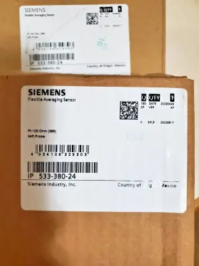 533-380-24 Siemens New - Duct Flexible Averaging Sensor 24ft Probe Pt 100 Ohm