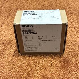 Siemens 544-770a Rs540 Electronic Room Sensor Desert Beige Setpoint Adjustment