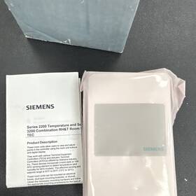 Siemens 563-102-01 Series 2200 Combination Rh&t Room Sensor White