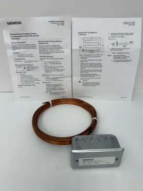Qam2030.500 Siemens Duct Averaging Temp Sensor 10k Ohm Ntc 16ft Flex Probe New