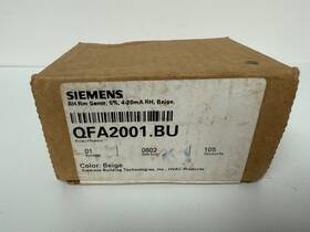 Siemens Qfa2001.bu Humidty Room Sensor 5% 4-20ma Rh Beige New