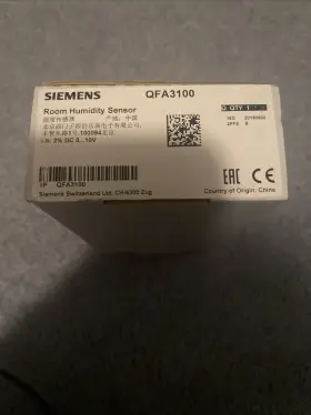 Qfa3100 Siemens Room Humidity Sensor