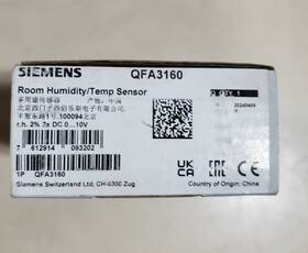 Siemens Qfa3160 New - Open Box- Room Humidity / Temperature Sensor Dc 0-10v