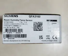Qfa3160 Siemens New - Open Box- Room Humidity / Temperature Sensor Dc 0-10v