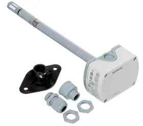Qfm3160 Siemens Duct Sensor For Humidity Dc 0-10 V And Temperature