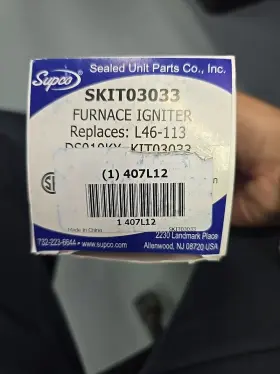 L46-113 Supco Skit03033 Ignitor Hot Surface