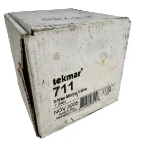 Tekmar 779655071108 711 3-way Mixing Valve 1 Inch Npt Brass Nib