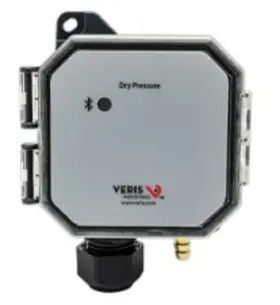 Px3pxx02 Veris Dry Differential Pressure Sensor Panel Enclosure Media