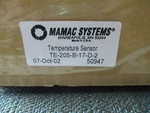 Mamac Temperature Sensor 50947 TE-205-B-17-D-2 New. Price: $49.99.
