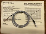 Honeywell T775-SENS-WR Temperature Sensor Probe For With 5-FOOT Cable New. Price: $65.69.