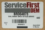 Sealed Service First Oem BRD04873 Dual Binary Input With Plug Trane New. Price: $110.00.