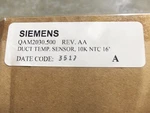 New Siemens QAM2030.500 Duct Point Temperature Sensor. Price: $50.00.