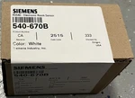Siemens RS540 Electronic Room Sensor 540-670B Override Option New. Price: $257.95.