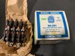 Essex/steveco 90-201 Four Pole Normally Open Contactor 30AMP 250VOLT COIL:230V New. Price: $27.00.