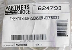 Nordyne 624793 Thermistor, Sensor, Defrost New. Price: $19.98.